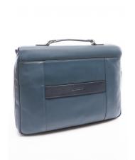 PIQUADRO briefcase CARY line. expandable blue - Work Briefcases - 2