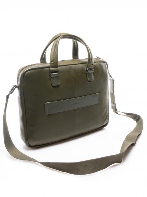CAMPIONARIO - BAE BAE Briefcase for PC 14 " GREEN - Work Briefcases