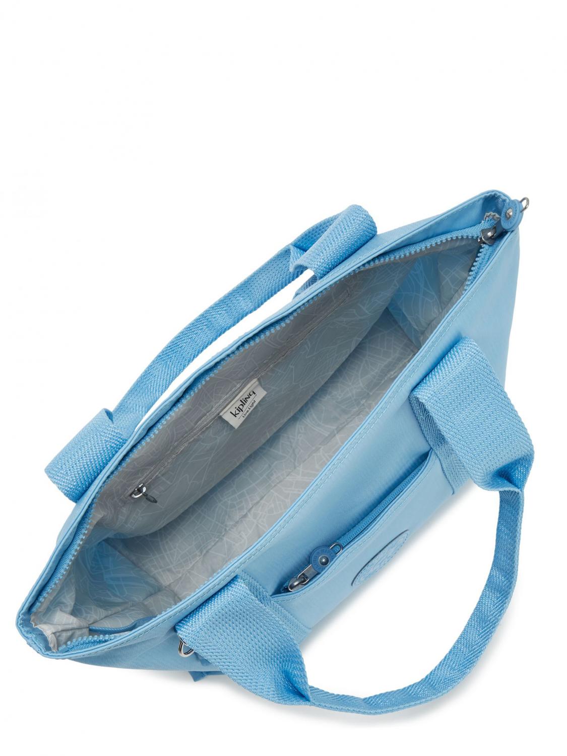 Kipling Era S Tote Shopping Bag Blue Mist Buy At Outlet Prices