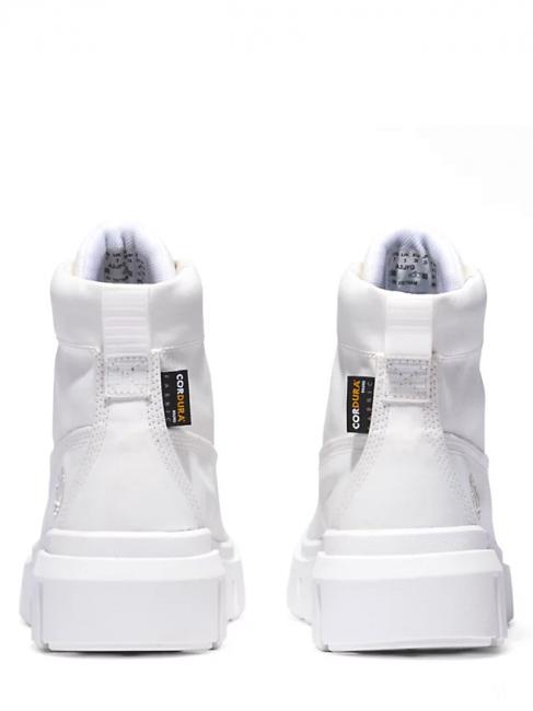 GREYFIELD Canvas ankle boots blanc de blanc - Women’s shoes