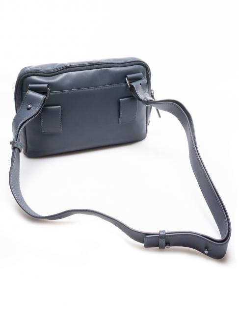 CAMPIONARIO - HAKONE Mini leather shoulder strap blue - Hip pouches