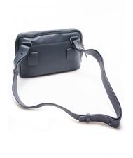 PIQUADRO CAMPIONARIO - HAKONE Mini leather shoulder strap blue - Hip pouches - 2