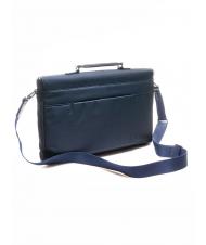 PIQUADRO KLOUT Leather and fabric briefcase, 15.6 "pc holder - Work Briefcases