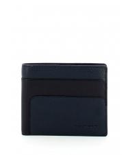 PIQUADRO CAMPIONARIO - FEELS Leather wallet blue - Men&rsquo;s Wallets - 3