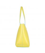 PIQUADRO CAMPIONARIO - BLUE Shoulder bag for ipad mini YELLOW 5 - Women&rsquo;s Bags - 3