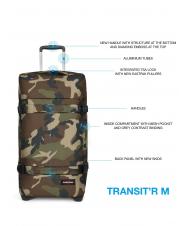 EASTPAK TRANSIT'R M Medium size trolley camo - Semi-rigid Trolley Cases - 5