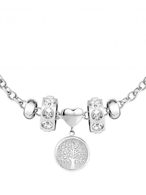 DROPS 2 BEADS Bracelet with tree of life SILVER - Bracelets