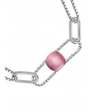 MORELLATO 1930 Steel bracelet with cat eye fuchsia - Bracelets - 3