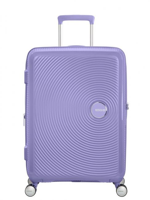 SOUNDBOX SPINNER Medium trolley, expandable lavender - Rigid Trolley Cases