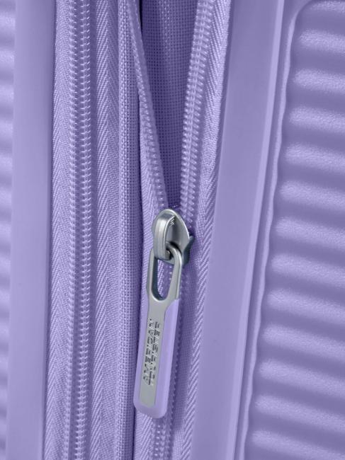SOUNDBOX SPINNER Medium trolley, expandable lavender - Rigid Trolley Cases
