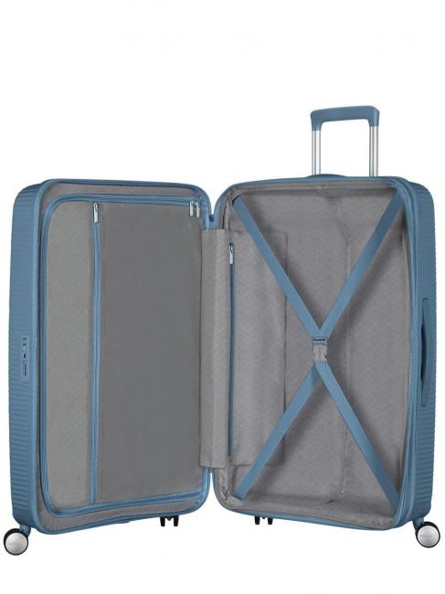 trolley case SOUNDBOX line. large. expandable stone blue - Rigid Trolley Cases