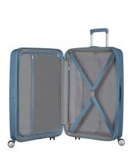 AMERICAN TOURISTER trolley case SOUNDBOX line. large. expandable stone blue - Rigid Trolley Cases - 2