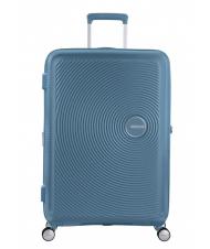 AMERICAN TOURISTER trolley case SOUNDBOX line. large. expandable stone blue - Rigid Trolley Cases - 3