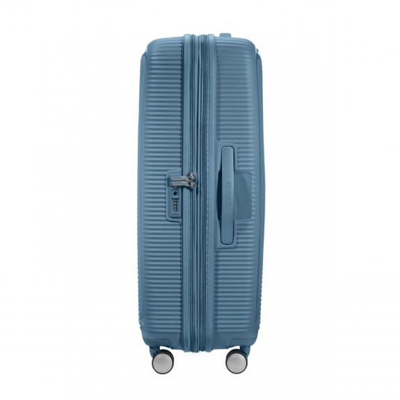 trolley case SOUNDBOX line. large. expandable stone blue - Rigid Trolley Cases