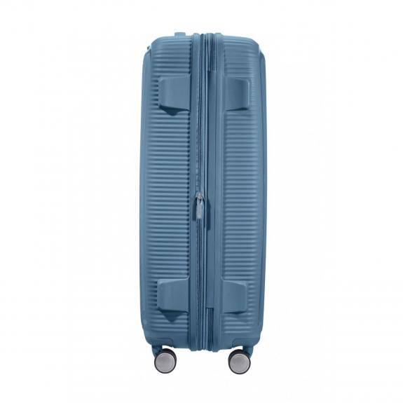 trolley case SOUNDBOX line. large. expandable stone blue - Rigid Trolley Cases