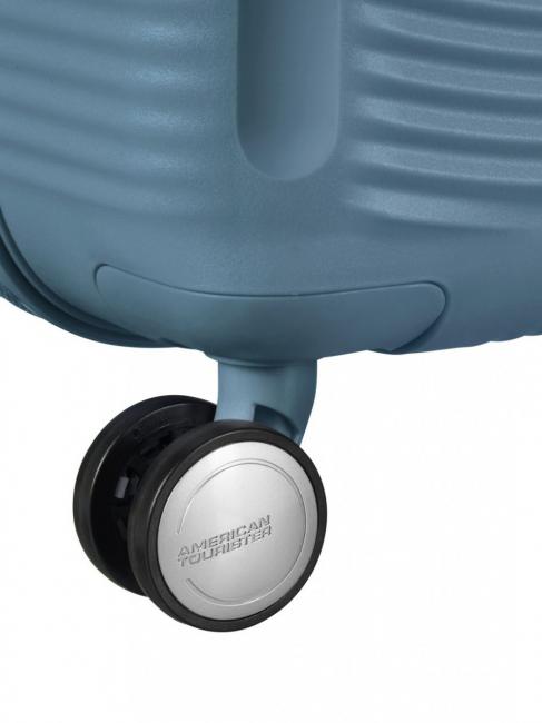 trolley case SOUNDBOX line. large. expandable stone blue - Rigid Trolley Cases