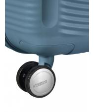 AMERICAN TOURISTER trolley case SOUNDBOX line. large. expandable stone blue - Rigid Trolley Cases - 8
