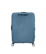 AMERICAN TOURISTER SOUNDBOX SPINNER Medium trolley, expandable stone blue - Rigid Trolley Cases - 6