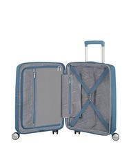 AMERICAN TOURISTER Trolley SOINDBOX line, hand baggage, expandable stone blue - Hand luggage - 2