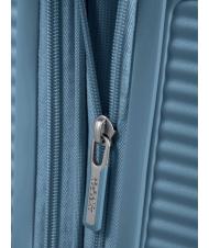 AMERICAN TOURISTER Trolley SOINDBOX line, hand baggage, expandable stone blue - Hand luggage - 4