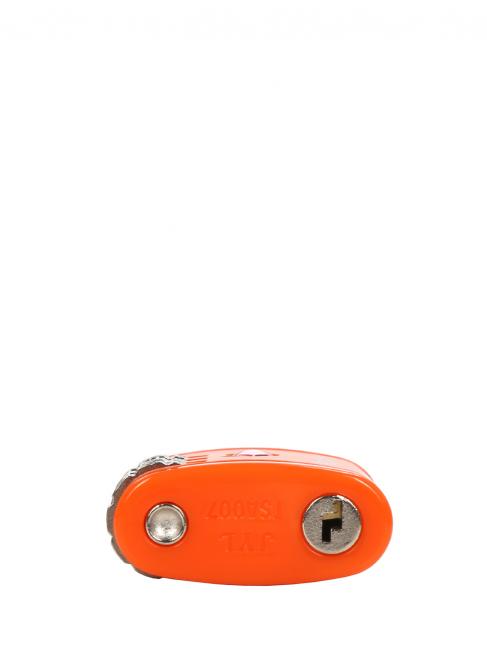  GLOBAL TRAVEL Padlock with cable and TSA combination orange - Travel Accessories
