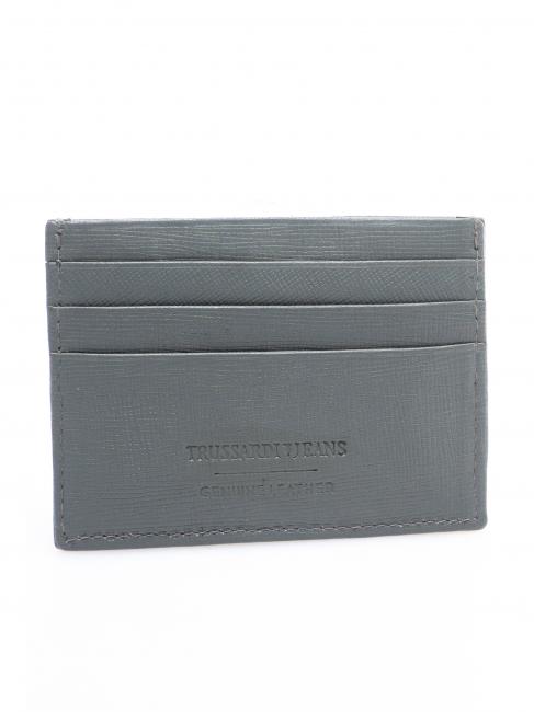 Portafoglio in pelle saffiano  GREY - Men’s Wallets
