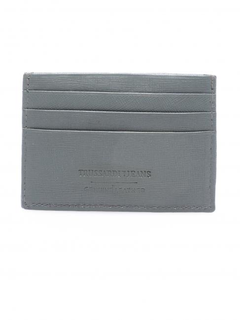 Portafoglio in pelle saffiano  GREY - Men’s Wallets