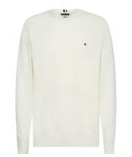TOMMY HILFIGER 1985 CREW Cotton blend sweatshirt ivory - Men's Sweaters - 4