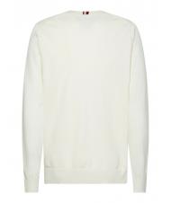 TOMMY HILFIGER 1985 CREW Cotton blend sweatshirt ivory - Men's Sweaters - 5