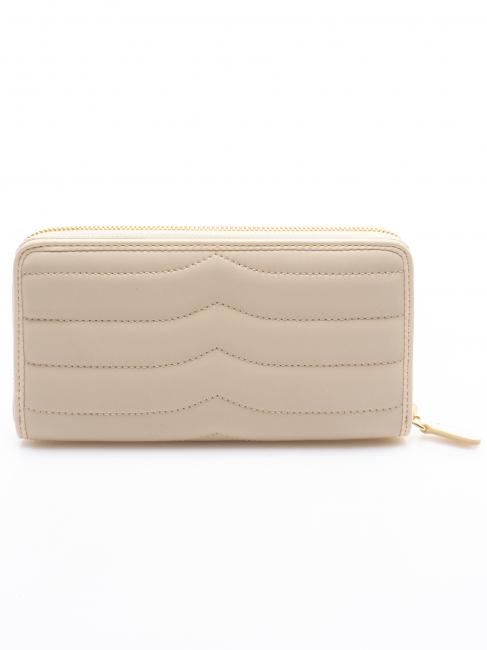 TUA ICONS Zip Around Wallet BEIGE - Women&rsquo;s Wallets