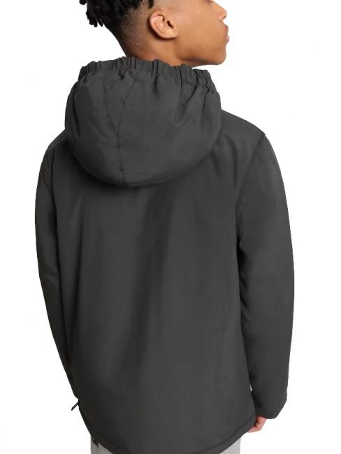 KIDS rainforest winter giacca Windproof jacket with hood dark gray solid - Baby Jackets