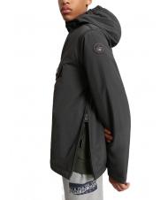 NAPAPIJRI KIDS rainforest winter giacca Windproof jacket with hood dark gray solid - Baby Jackets - 4