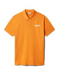NAPAPIJRI EBEB Cotton polo shirt desert ocher - Polo shirt - 5