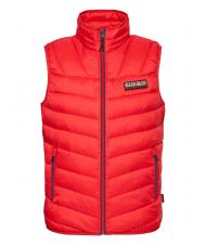 NAPAPIJRI AERONS V 2 Sleeveless jacket red tango - Sleeveless jackets for men - 4