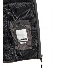 NAPAPIJRI AERONS H 2 Down jacket with hood dark gray solid - Men's down jackets - 4