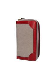 THE BRIDGE AUSTER Compact wallet natural / red currant abb. gold - Women&rsquo;s Wallets - 3