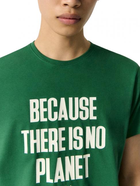 MINALF Recycled cotton T-shirt bright green - T-shirt