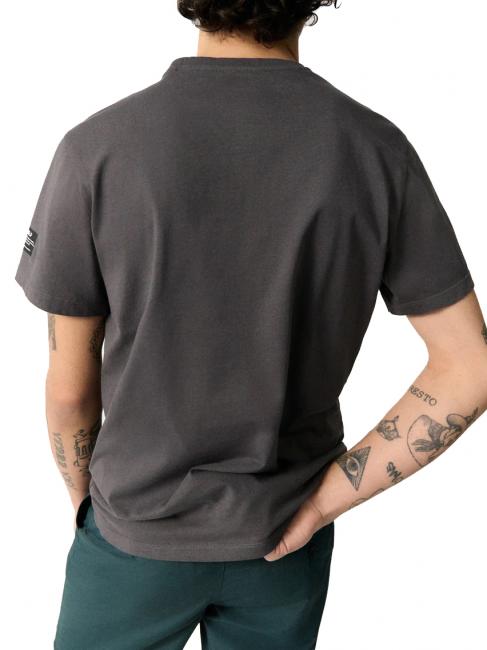 MINALF Recycled cotton T-shirt asphalt - T-shirt