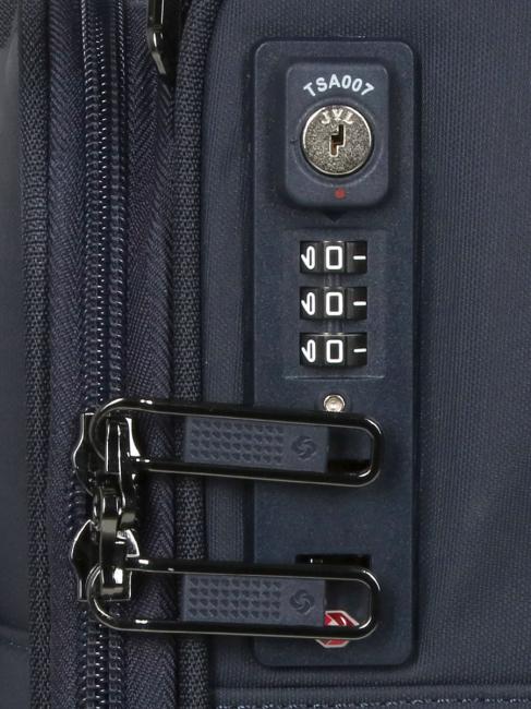 AIREA Large size trolley, expandable dARKBlue - Semi-rigid Trolley Cases