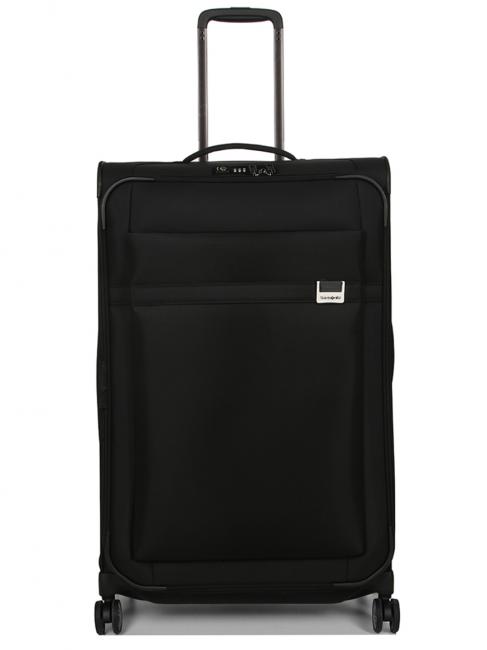 AIREA Large size trolley, expandable BLACK - Semi-rigid Trolley Cases