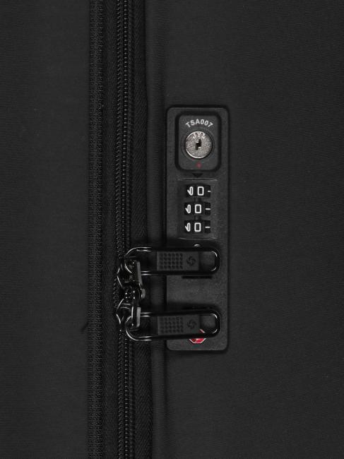 AIREA Large size trolley, expandable BLACK - Semi-rigid Trolley Cases