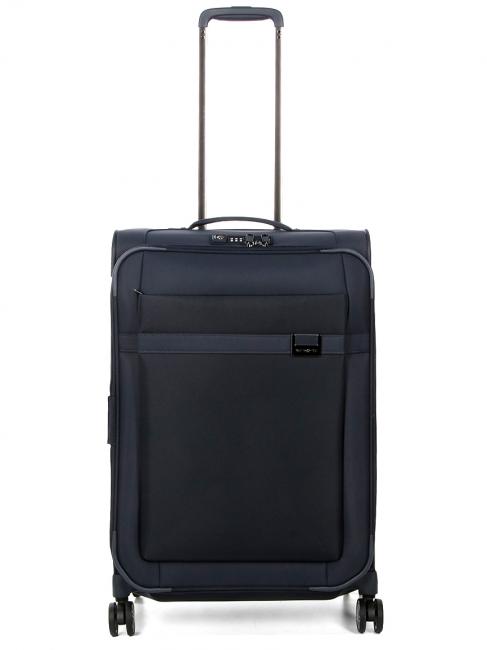 AIREA Medium size trolley, expandable dARKBlue - Semi-rigid Trolley Cases