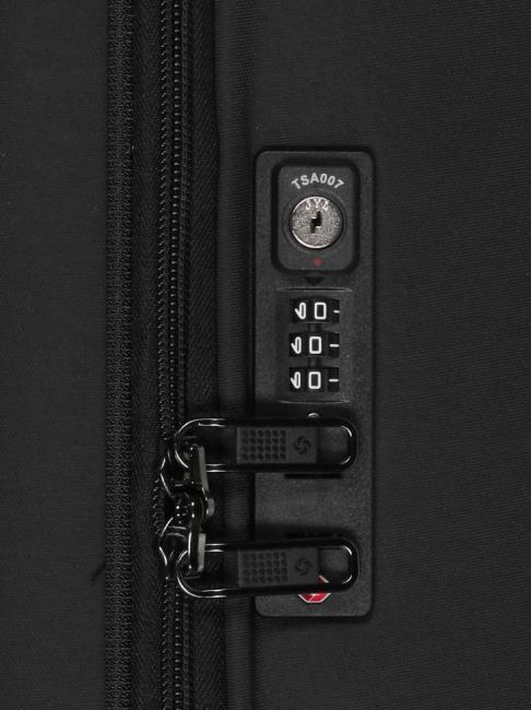 AIREA Medium size trolley, expandable BLACK - Semi-rigid Trolley Cases