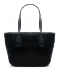 THE BRIDGE MADDALENA Shopping Bag in leather Black Gold - Women’s Bags - 4