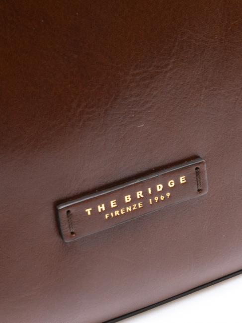 MADDALENA Shoulder shopper, in leather BROWN - Women&rsquo;s Bags