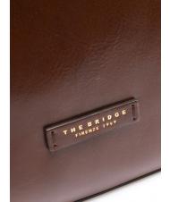 THE BRIDGE MADDALENA Shoulder shopper, in leather BROWN - Women&rsquo;s Bags - 3