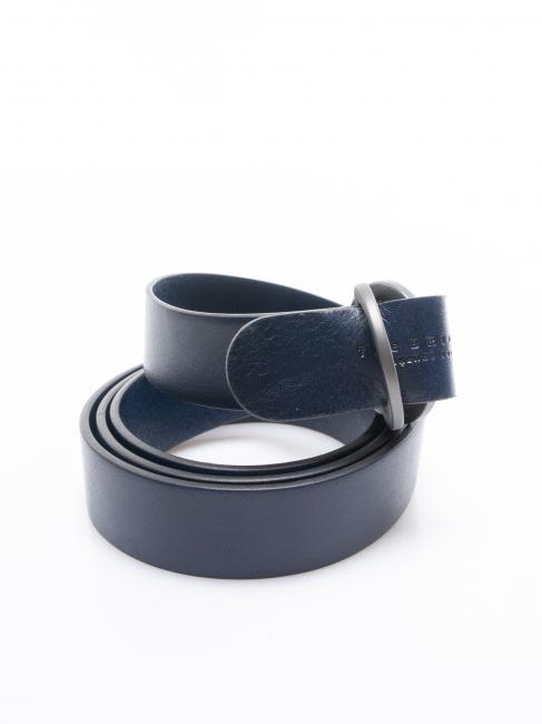 CASENTINO Made in Italy leather belt cobalt ruthenium - Belts