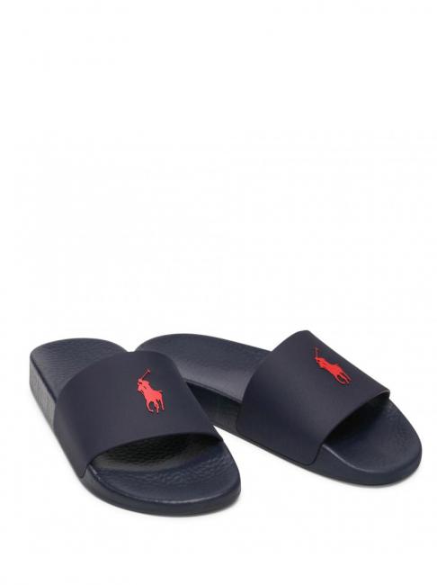 POLO SLIDE Slippers navy / red pp - Men&rsquo;s shoes