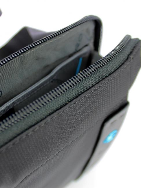 bag P16 line CHEVRON / BLACK - Over-the-shoulder Bags for Men