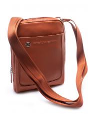 PIQUADRO bag VIBE out, in hammered leather - Over-the-shoulder Bags for Men